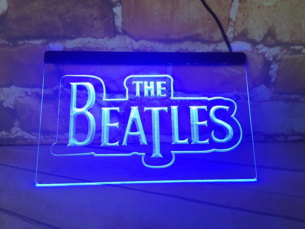 Led Light Sign For Beatles band music lover gift idea or audio